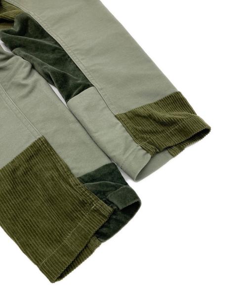 Engineered Garments（エンジニアドガーメンツ）Engineered Garments (エンジニアードガーメンツ) パッチワーク Bedford Jacket オリーブ サイズ:Sの古着・服飾アイテム