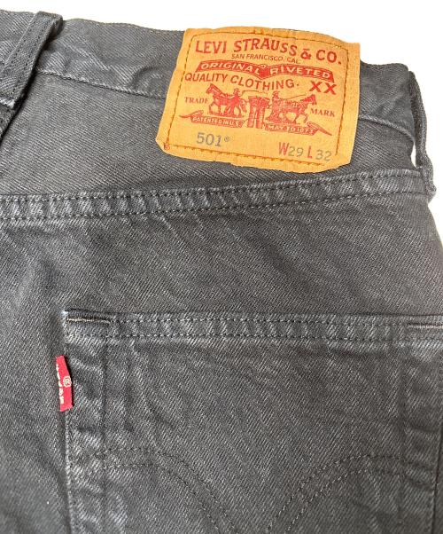 LEVI'S（リーバイス）LEVI'S (リーバイス) 501ブラックデニムパンツ ブラック サイズ:73.5cm (W29)の古着・服飾アイテム