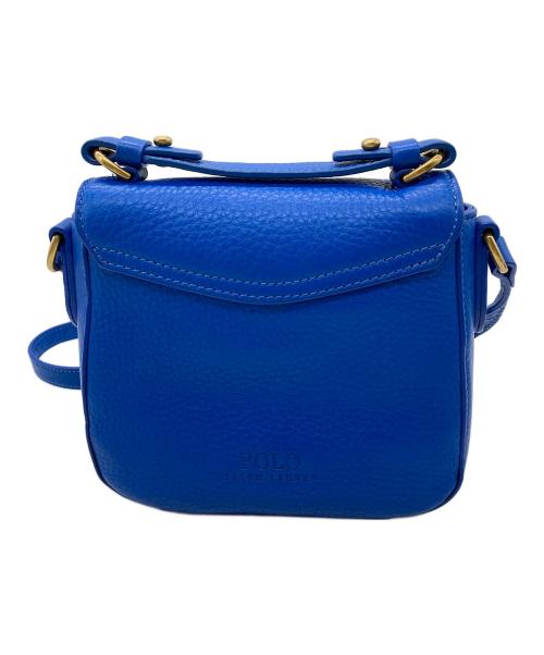 POLO RALPH LAUREN（ポロ・ラルフローレン）POLO RALPH LAUREN (ポロ・ラルフローレン) 2wayレザーショルダーバッグ/	リッキー ネイビーの古着・服飾アイテム