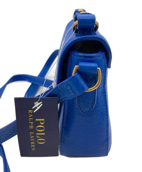 POLO RALPH LAUREN（ポロ・ラルフローレン）POLO RALPH LAUREN (ポロ・ラルフローレン) 2wayレザーショルダーバッグ/	リッキー ネイビーの古着・服飾アイテム