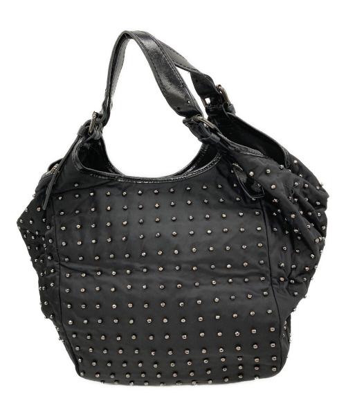 GIVENCHY（ジバンシィ）GIVENCHY (ジバンシィ) スタッズハンドバッグ ブラックの古着・服飾アイテム
