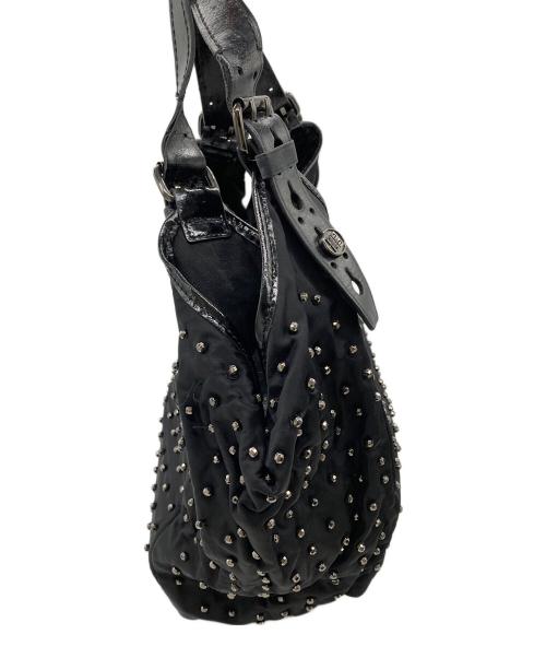 GIVENCHY（ジバンシィ）GIVENCHY (ジバンシィ) スタッズハンドバッグ ブラックの古着・服飾アイテム