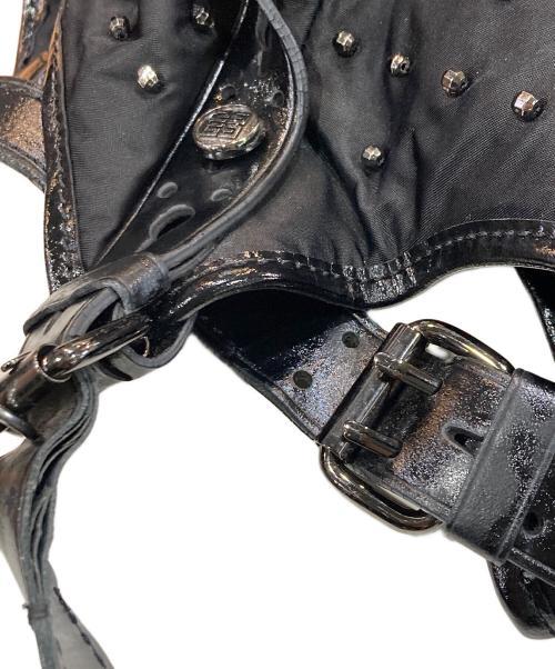 GIVENCHY（ジバンシィ）GIVENCHY (ジバンシィ) スタッズハンドバッグ ブラックの古着・服飾アイテム