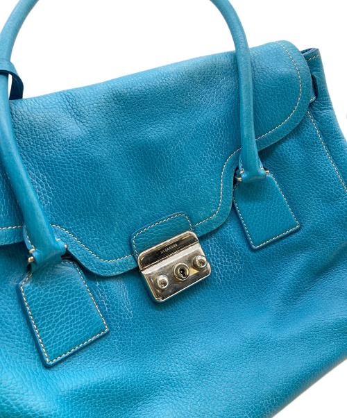 JIL SANDER（ジルサンダー）JIL SANDER (ジルサンダー) トートバッグ スカイブルーの古着・服飾アイテム