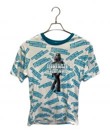 Hysteric Glamour（ヒステリックグラマー）の古着「HYS NEVER TOO SOON柄 Tシャツ」｜ブルー