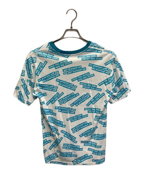Hysteric Glamour（ヒステリックグラマー）Hysteric Glamour (ヒステリックグラマー) HYS NEVER TOO SOON柄 Tシャツ ブルー サイズ:Sの古着・服飾アイテム