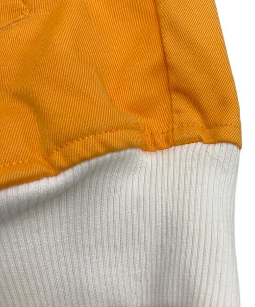 maison kitsune（メゾンキツネ）MAISON KITSUNE (メゾンキツネ) ジップアップパーカー イエロー サイズ:XSの古着・服飾アイテム