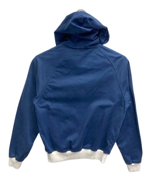 maison kitsune（メゾンキツネ）MAISON KITSUNE (メゾンキツネ) ジップアップパーカー ネイビー サイズ:Sの古着・服飾アイテム