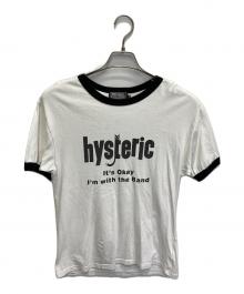 Hysteric Glamour（ヒステリックグラマー）の古着「HYSTERICATS Tシャツ」｜ホワイト×ブラック
