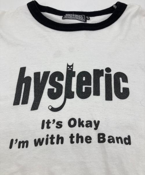 Hysteric Glamour（ヒステリックグラマー）Hysteric Glamour (ヒステリックグラマー) HYSTERICATS Tシャツ ホワイト×ブラック サイズ:Sの古着・服飾アイテム