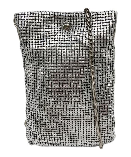 Hysteric Glamour（ヒステリックグラマー）Hysteric Glamour (ヒステリックグラマー) メタルメッシュサコッシュ シルバーの古着・服飾アイテム