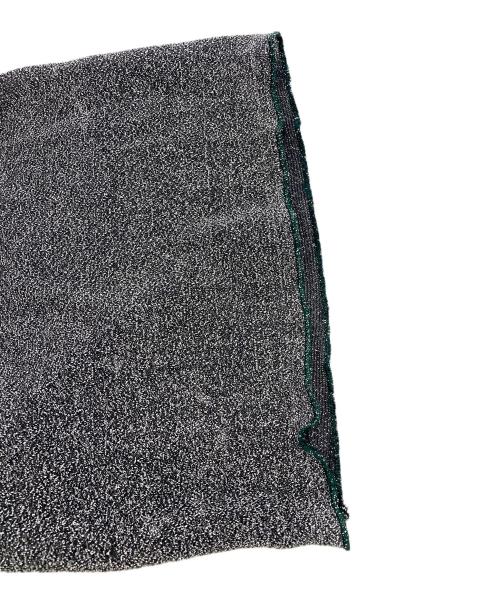 HOUGA（ホウガ）HOUGA (ホウガ) 変形ラメワンピース シルバー サイズ:Mの古着・服飾アイテム