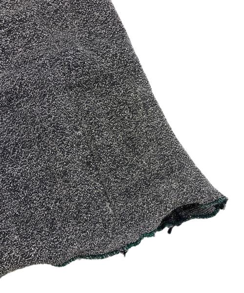 HOUGA（ホウガ）HOUGA (ホウガ) 変形ラメワンピース シルバー サイズ:Mの古着・服飾アイテム