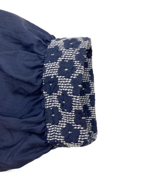 HOUGA（ホウガ）HOUGA (ホウガ) MOEISHIDA poppy blouse ネイビー サイズ:FREEの古着・服飾アイテム