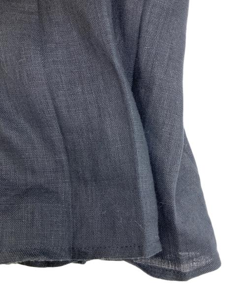 Venit（ヴェニット）venit (ヴェニット) リネンプリーツノースリーブワンピース ブラック サイズ:38の古着・服飾アイテム