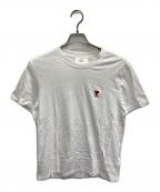 AMI Alexandre Mattiussiアミアレクサンドルマテュッシ）の古着「AMI DE COEUR T-SHIRT」｜ホワイト