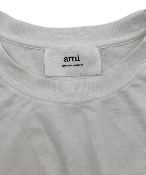 AMI Alexandre Mattiussi（アミアレクサンドルマテュッシ）AMI Alexandre Mattiussi (アミアレクサンドルマテュッシ) AMI DE COEUR T-SHIRT ホワイト サイズ:Mの古着・服飾アイテム