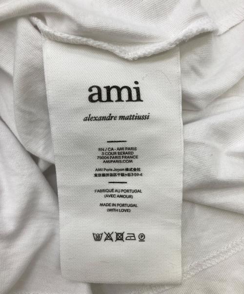 AMI Alexandre Mattiussi（アミアレクサンドルマテュッシ）AMI Alexandre Mattiussi (アミアレクサンドルマテュッシ) AMI DE COEUR T-SHIRT ホワイト サイズ:Mの古着・服飾アイテム