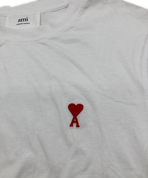 AMI Alexandre Mattiussi（アミアレクサンドルマテュッシ）AMI Alexandre Mattiussi (アミアレクサンドルマテュッシ) AMI DE COEUR T-SHIRT ホワイト サイズ:Mの古着・服飾アイテム