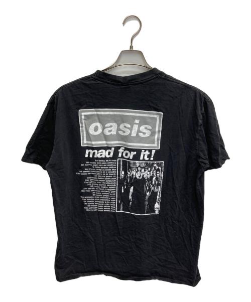 HOLOUBEK（ホロウベック）HOLOUBEK (ホロウベック) oasis be here now tour 1997 tee ブラック サイズ:XLの古着・服飾アイテム
