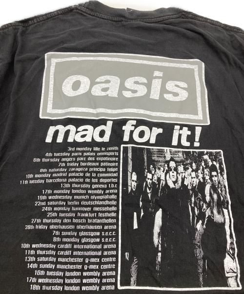 HOLOUBEK（ホロウベック）HOLOUBEK (ホロウベック) oasis be here now tour 1997 tee ブラック サイズ:XLの古着・服飾アイテム