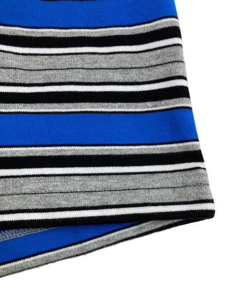 THE NORTH FACE（ザ ノース フェイス）THE NORTH FACE (ザ ノース フェイス) ショートスリーブマルチボーダーティー グレー×ブルー サイズ:Mの古着・服飾アイテム