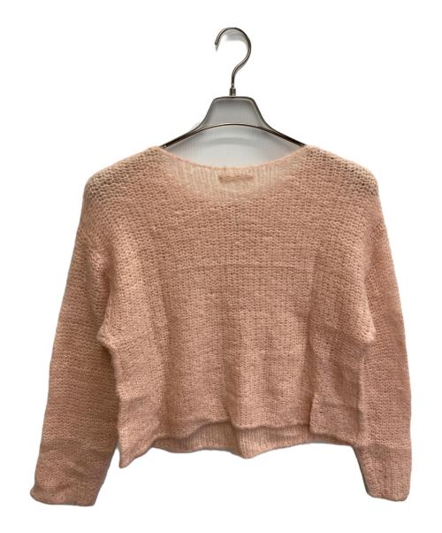 Plage（プラージュ）Plage (プラージュ) HENLEY ALPACA mix プルオーバー ピンク サイズ:不明の古着・服飾アイテム