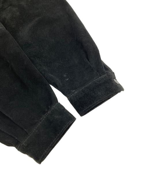 Schott（ショット）Schott (ショット) スエード レザー ジャケット ブラック サイズ:Sの古着・服飾アイテム