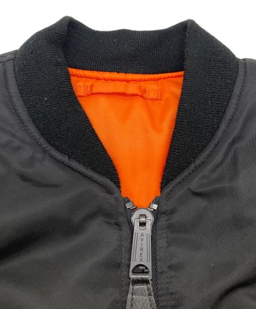 AVIREX（アヴィレックス）AVIREX (アヴィレックス) 攻殻機動隊 (コウカクキドウタイ) MA-1ジャケット ブラック サイズ:Lの古着・服飾アイテム