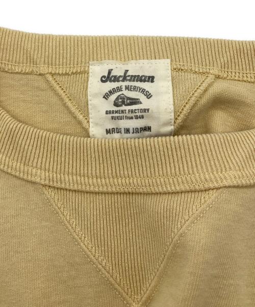 JACKMAN（ジャックマン）jackman (ジャックマン) Dotsume Rib T-Shirt イエロー サイズ:Sの古着・服飾アイテム