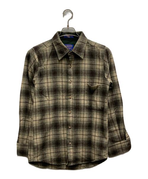 PENDLETON（ペンドルトン）PENDLETON (ペンドルトン) ウールチェックネルシャツ グリーン サイズ:Lの古着・服飾アイテム