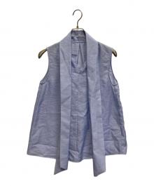 anuans（アニュアンス）の古着「シアールーバンブラウス」｜ブルー