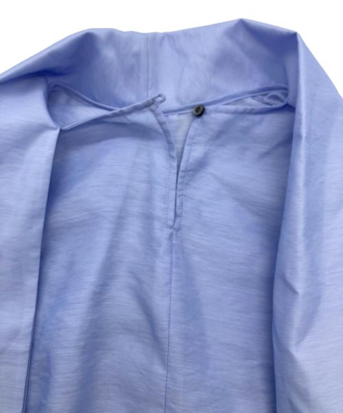 anuans（アニュアンス）anuans (アニュアンス) シアールーバンブラウス ブルー サイズ:FREEの古着・服飾アイテム