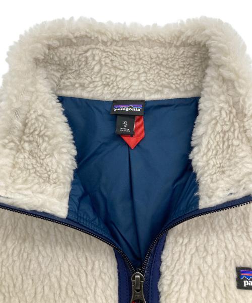 Patagonia（パタゴニア）Patagonia (パタゴニア) レトロX フリースボアベスト ホワイト サイズ:14 XL KIDS　の古着・服飾アイテム