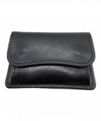 WILDSWANSワイルドスワンズ）の古着「レザーコインケース」｜ブラック