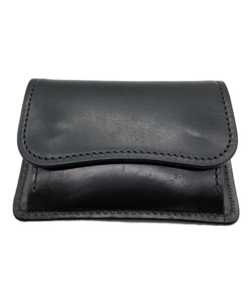 WILDSWANS（ワイルドスワンズ）WILDSWANS (ワイルドスワンズ) レザーコインケース ブラックの古着・服飾アイテム