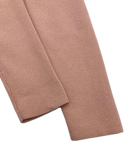 BROOKS BROTHERS（ブルックスブラザーズ）BROOKS BROTHERS (ブルックスブラザーズ) 金釦ノーカラーニットジャケット ピンク サイズ:Mの古着・服飾アイテム