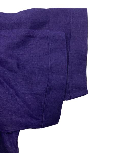 HERNO（ヘルノ）HERNO (ヘルノ) 襟ニット切替シャツ パープル サイズ:48の古着・服飾アイテム