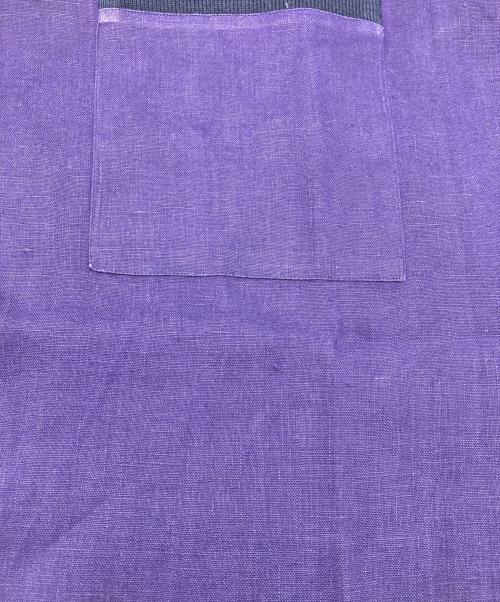 HERNO（ヘルノ）HERNO (ヘルノ) 襟ニット切替シャツ パープル サイズ:48の古着・服飾アイテム