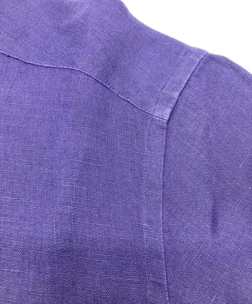 HERNO（ヘルノ）HERNO (ヘルノ) 襟ニット切替シャツ パープル サイズ:48の古着・服飾アイテム