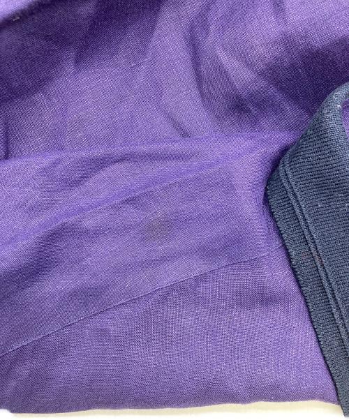 HERNO（ヘルノ）HERNO (ヘルノ) 襟ニット切替シャツ パープル サイズ:48の古着・服飾アイテム