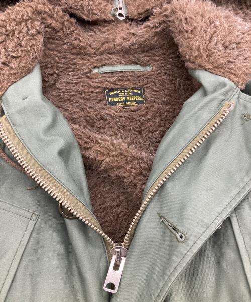 FINDERS KEEPERS（ファインダーズ キーパーズ）Finders KEEPERS (ファインダーズ キーパーズ) B-11 フライトジャケット！ カーキ サイズ:Lの古着・服飾アイテム