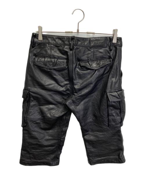 FUGA（フーガ）FUGA (フーガ) レザーショーツ ブラック サイズ:46の古着・服飾アイテム