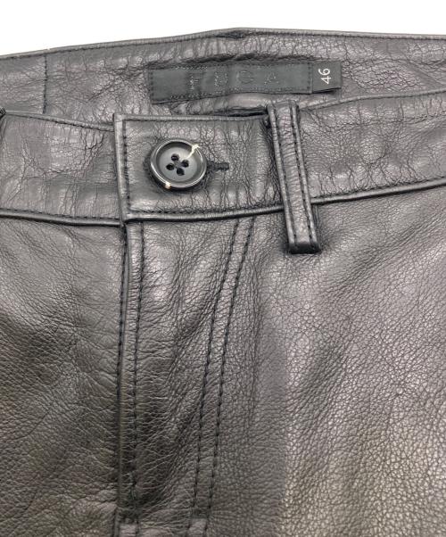 FUGA（フーガ）FUGA (フーガ) レザーショーツ ブラック サイズ:46の古着・服飾アイテム