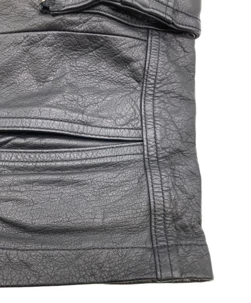 FUGA（フーガ）FUGA (フーガ) レザーショーツ ブラック サイズ:46の古着・服飾アイテム
