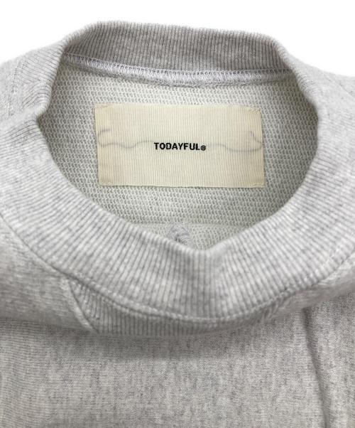 TODAYFUL（トゥデイフル）TODAYFUL (トゥデイフル) Cropped Sweat Pullover グレー サイズ:FREEの古着・服飾アイテム