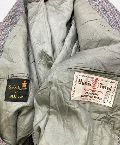 Harris Tweed（ハリスツイード）Harris Tweed (ハリスツイード) Harris Tweed (ハリスツイード) テーラードジャケット グレー サイズ:FREEの古着・服飾アイテム