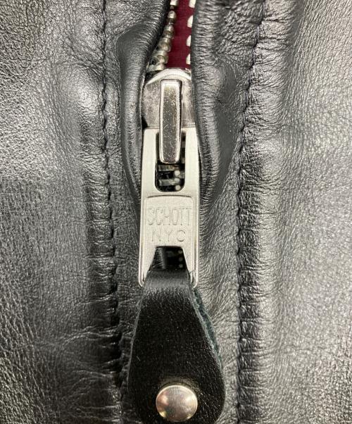 Schott（ショット）Schott (ショット) HORSE LEATHER 641XX ブラック サイズ:34の古着・服飾アイテム