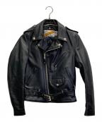 Schottショット）の古着「618 RIDERS/ライダースジャケット」｜ブラック