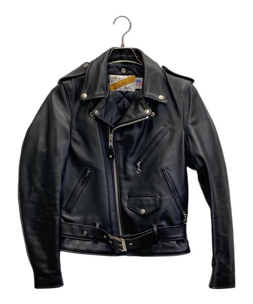 Schott（ショット）Schott (ショット) 618 RIDERS/ライダースジャケット ブラック サイズ:34の古着・服飾アイテム